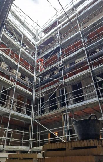 REHABILITACIÓN DE BLOQUE DE 37 VIVIENDAS EN LA LATINA - EN CONSTRUCCIÓN